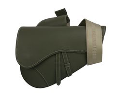 Saddle Bag, Leather, Green, 26-BO-1210, DB, Tags, 3*